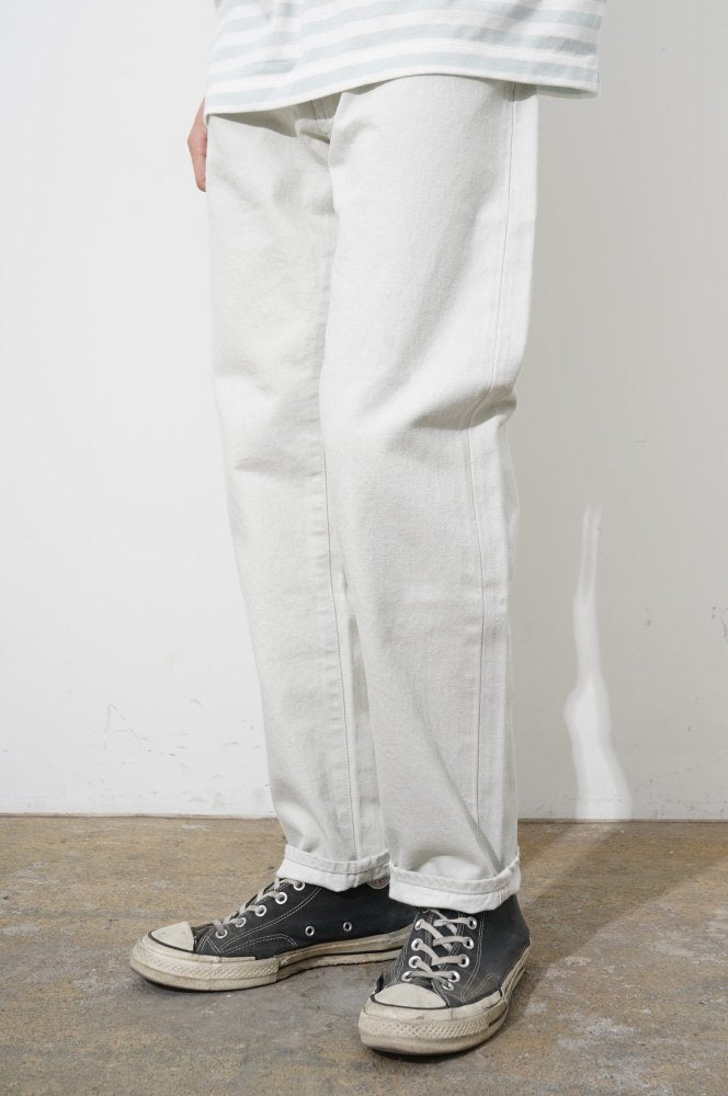 Jean tapered 5 poches Ankles - Blanc