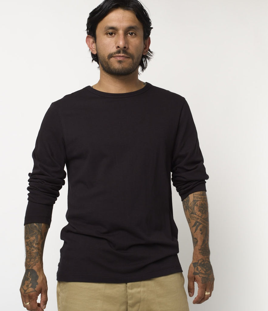 T-Shirt Manches Longues 1950sLS - Noir