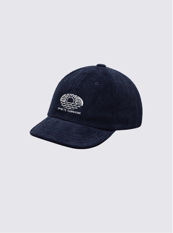 Casquette Sunshine en corduroy - Marine