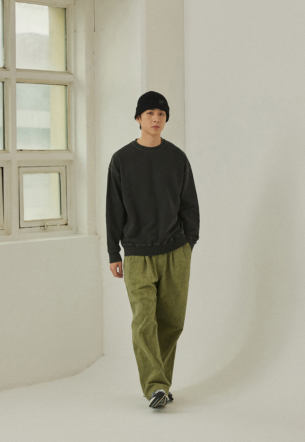 Sweatshirt Pigment - gris foncé