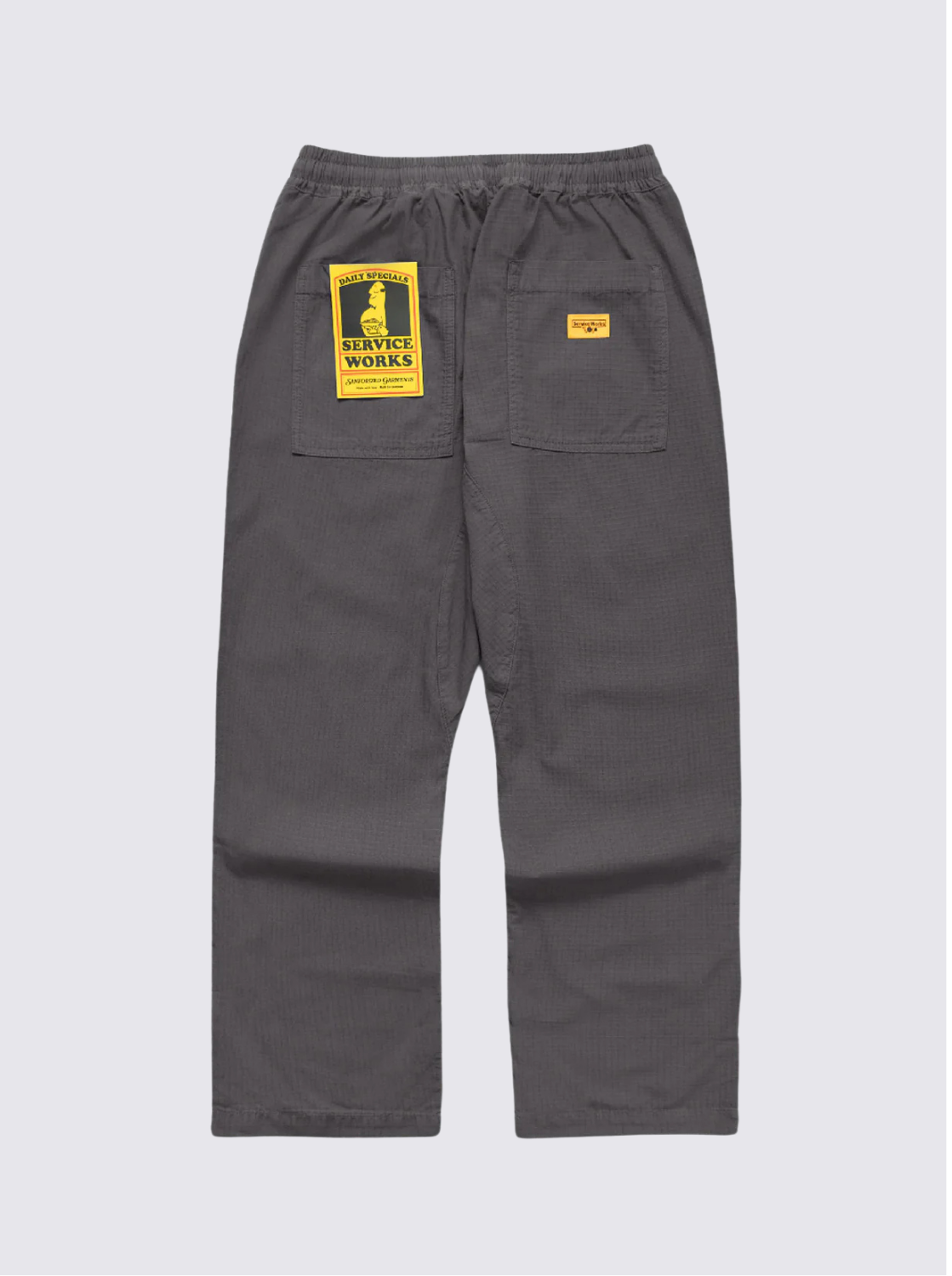 Pantalon de Chef en Ripstop - Noir Délavé