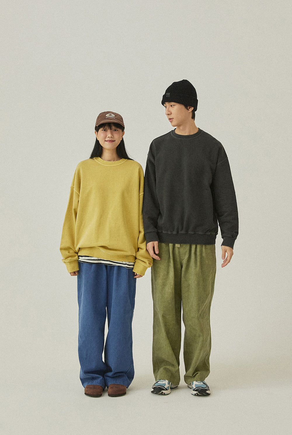 Sweatshirt Pigment - gris foncé