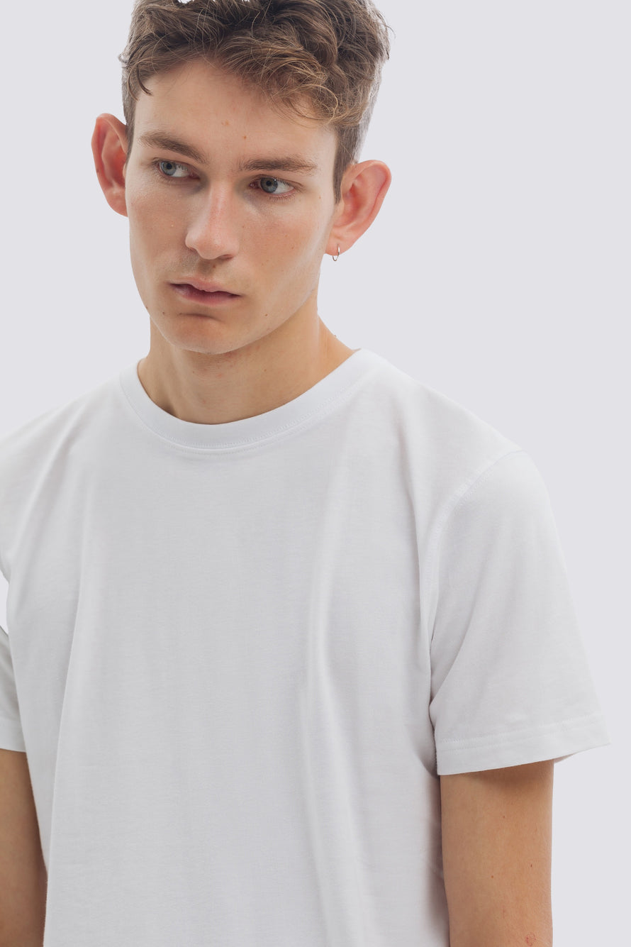 T-shirt Niels Slim - blanc