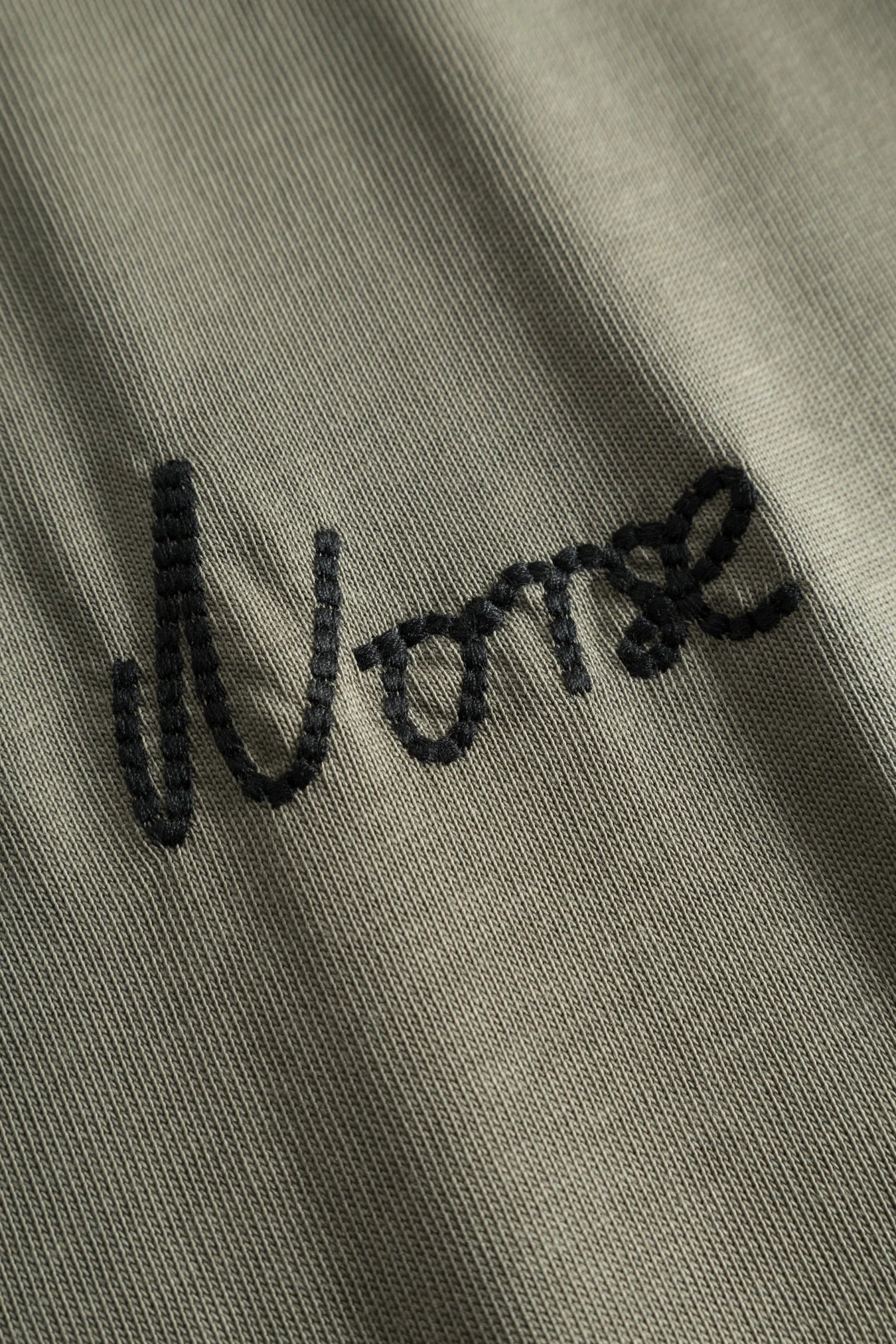 T-shirt Johannes Chain Stitch Logo - vert pâle