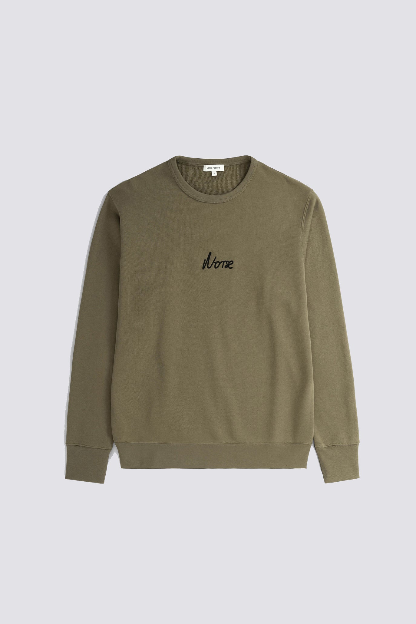 Sweatshirt Arne Chain Stitch Logo - vert