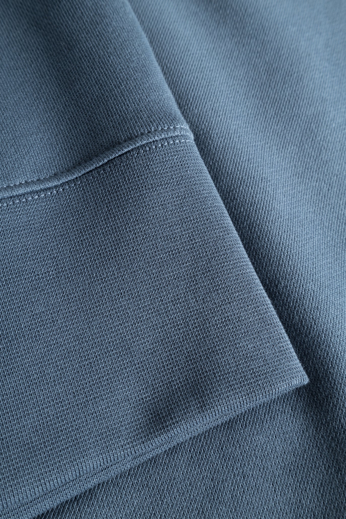 Sweatshirt Arne Chain Stitch Logo - Bleu ciment