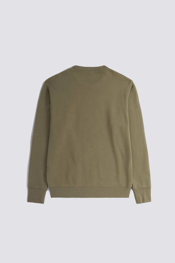 Sweatshirt Arne Chain Stitch Logo - vert