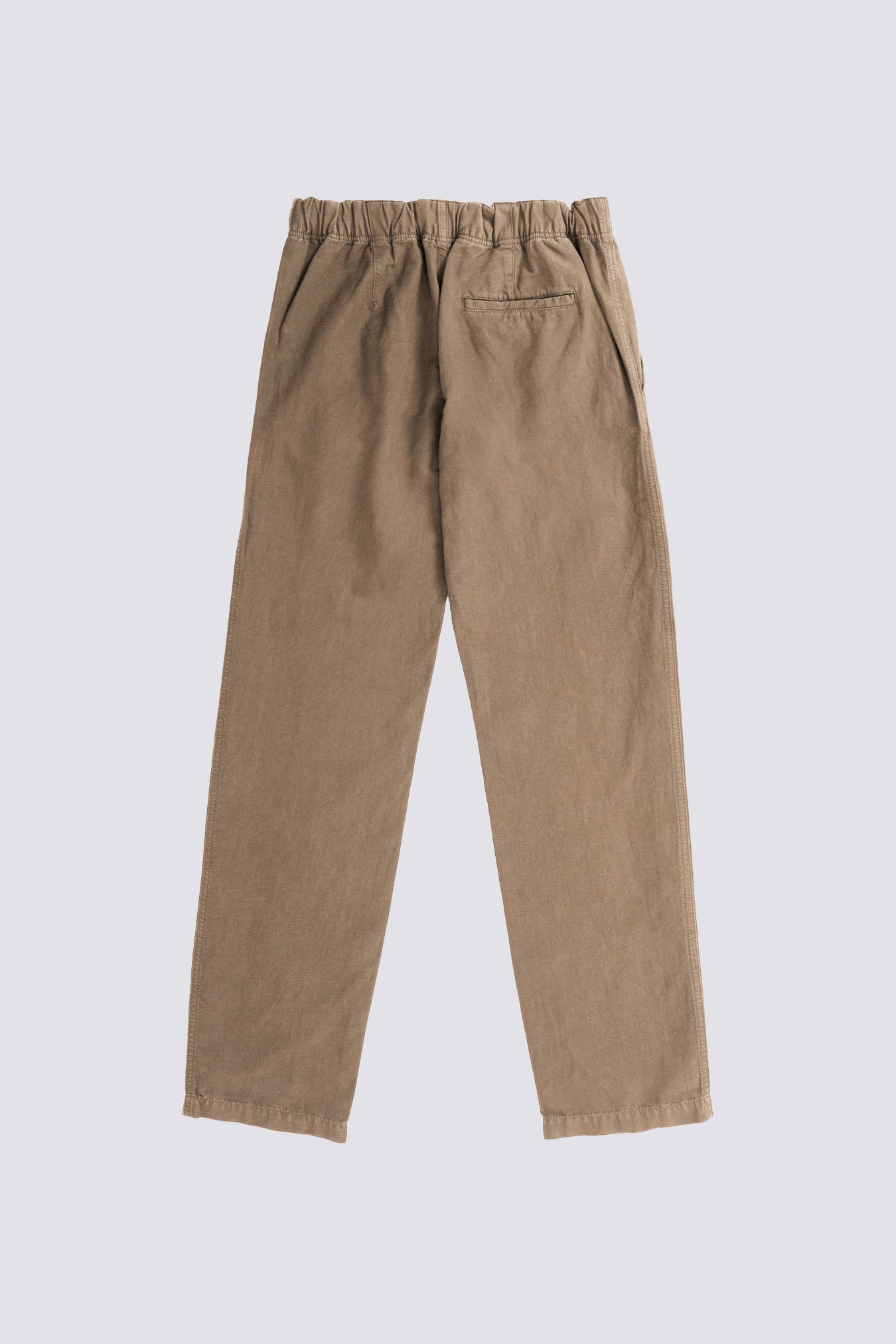 Pantalon Ezra en lin et coton - argile