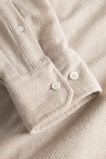 Chemise en laine Algot relaxed - Ecru