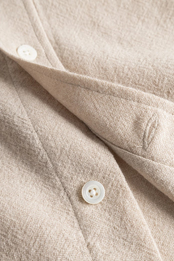 Chemise en laine Algot relaxed - Ecru
