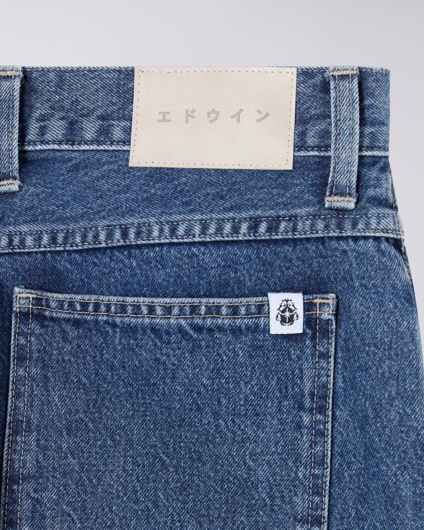 Jean Matrix Marble Wash - Bleu