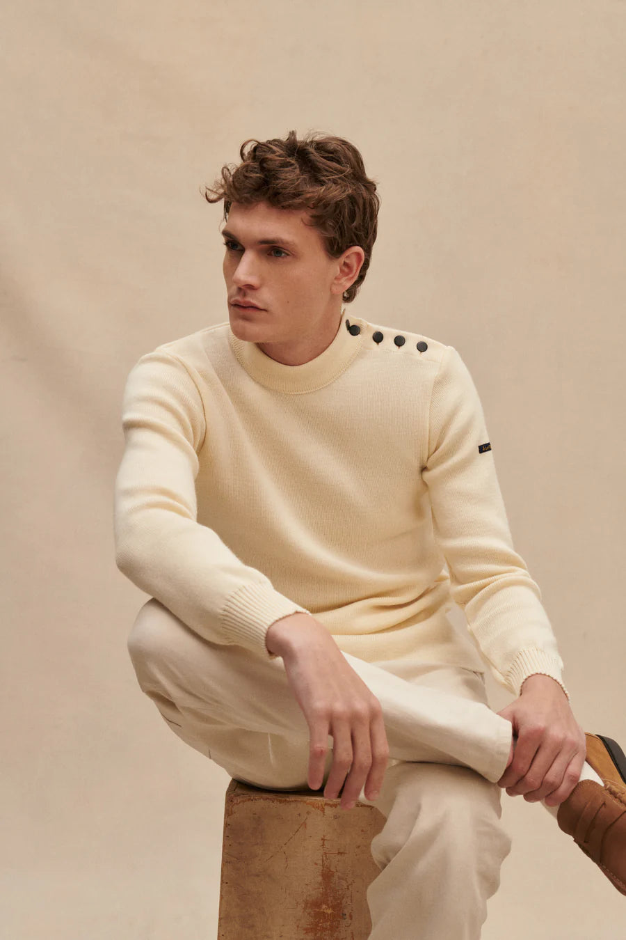 Pull Marin Classique - Ecru