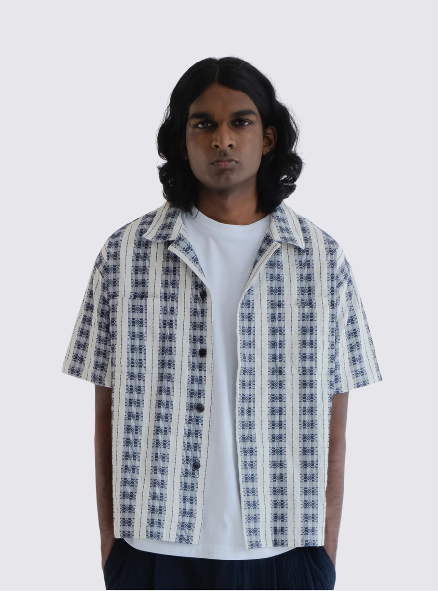 Chemise Aloha à manches courtes - Beldi Jacquard