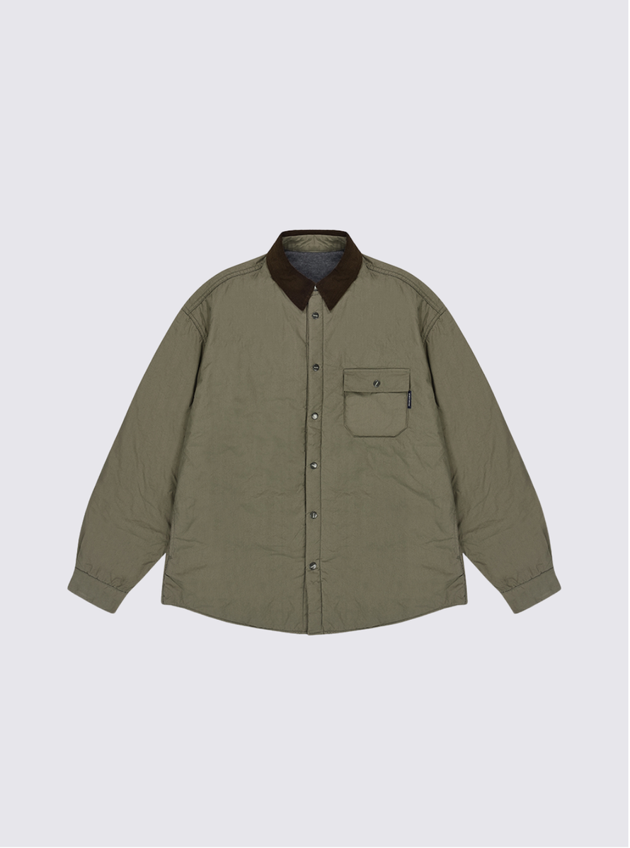 Veste Chemise matelassée - Beige