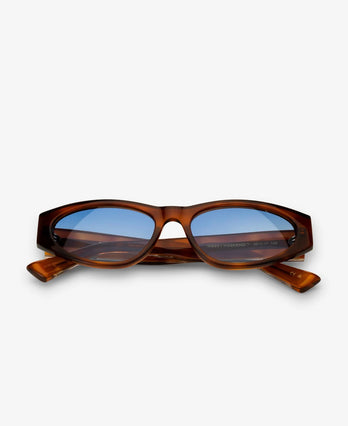 Lunettes Blade - Havana avec Verres Bleu Dégradé