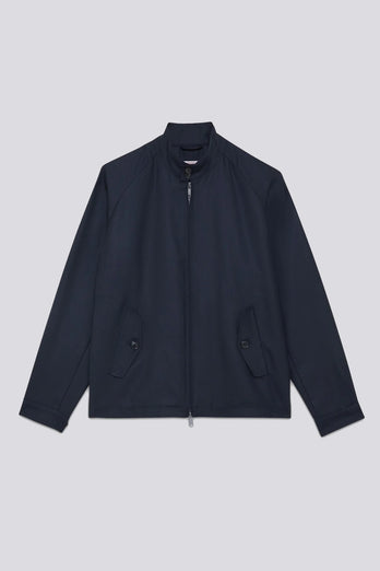 Veste G4 en laine tropical - marine