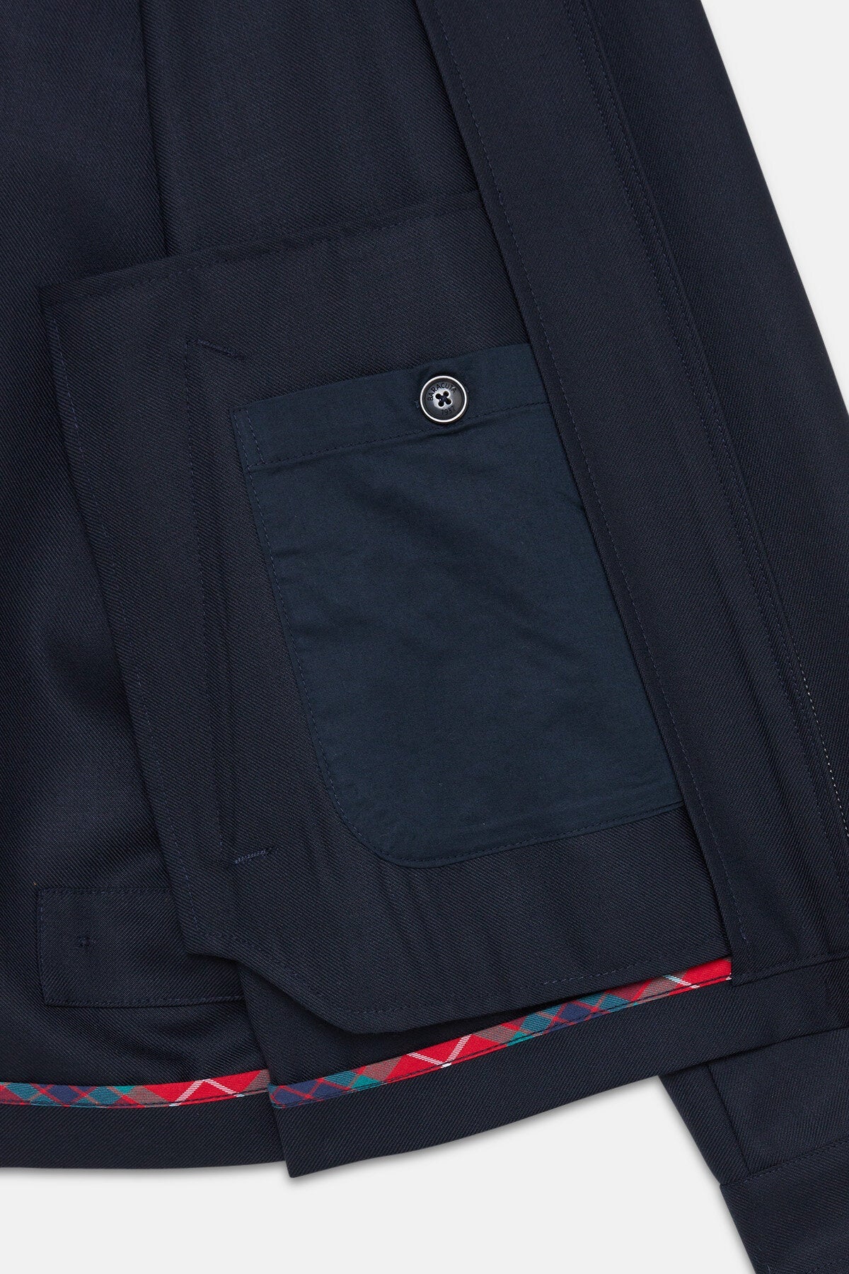 Veste G4 en laine tropical - marine