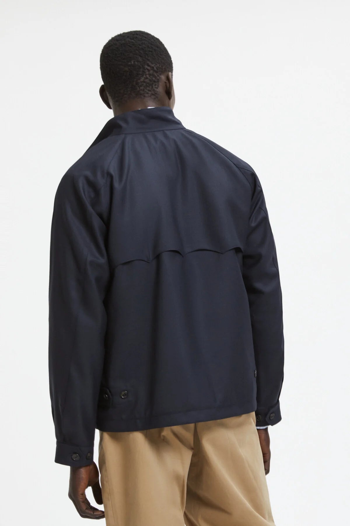 Veste G4 en laine tropical - marine