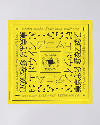 Bandana en coton - Jaune