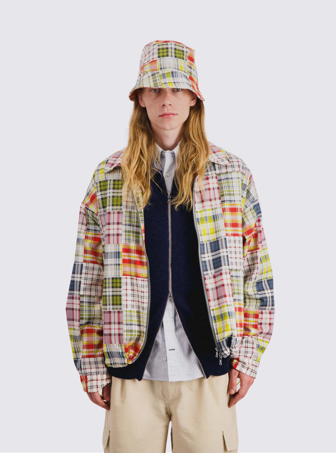 Veste Boxy Swing Fantasy - Tropical Madras Mix