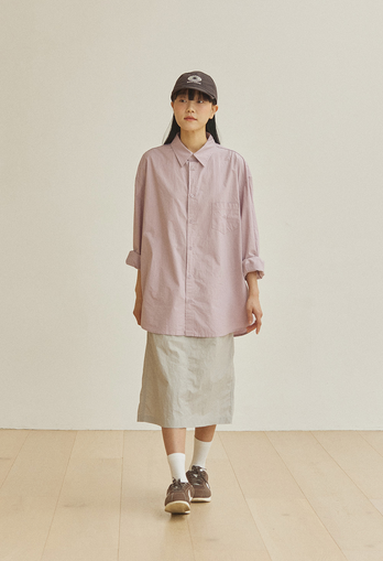 Chemise relaxed - Lila