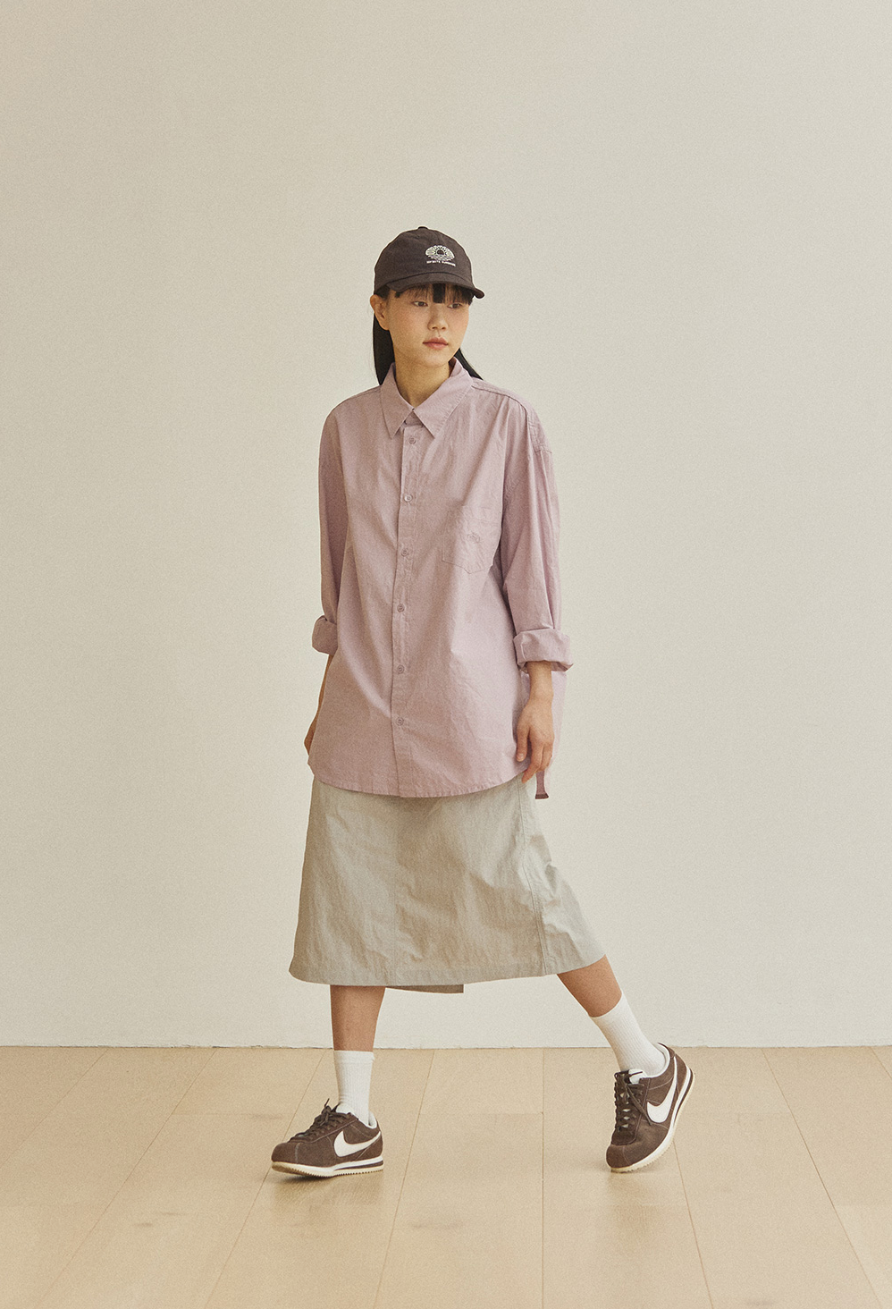 Chemise relaxed - Lila