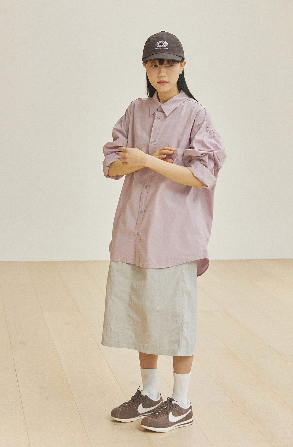 Chemise relaxed - Lila