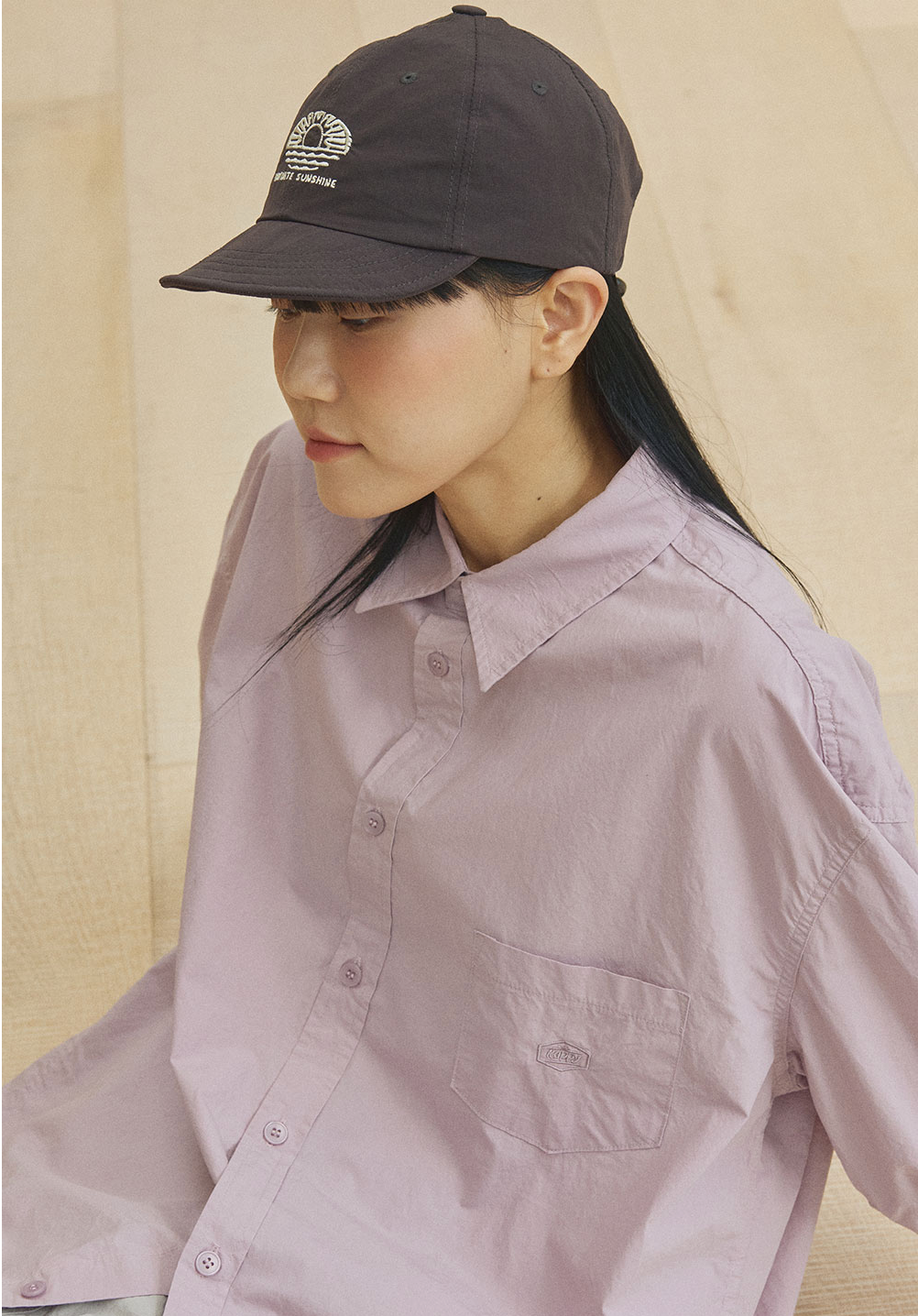 Casquette Sunshine en ripstop - Gris charbon