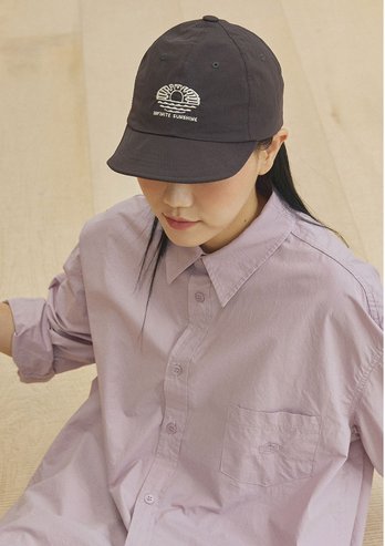 Casquette Sunshine en ripstop - Gris charbon