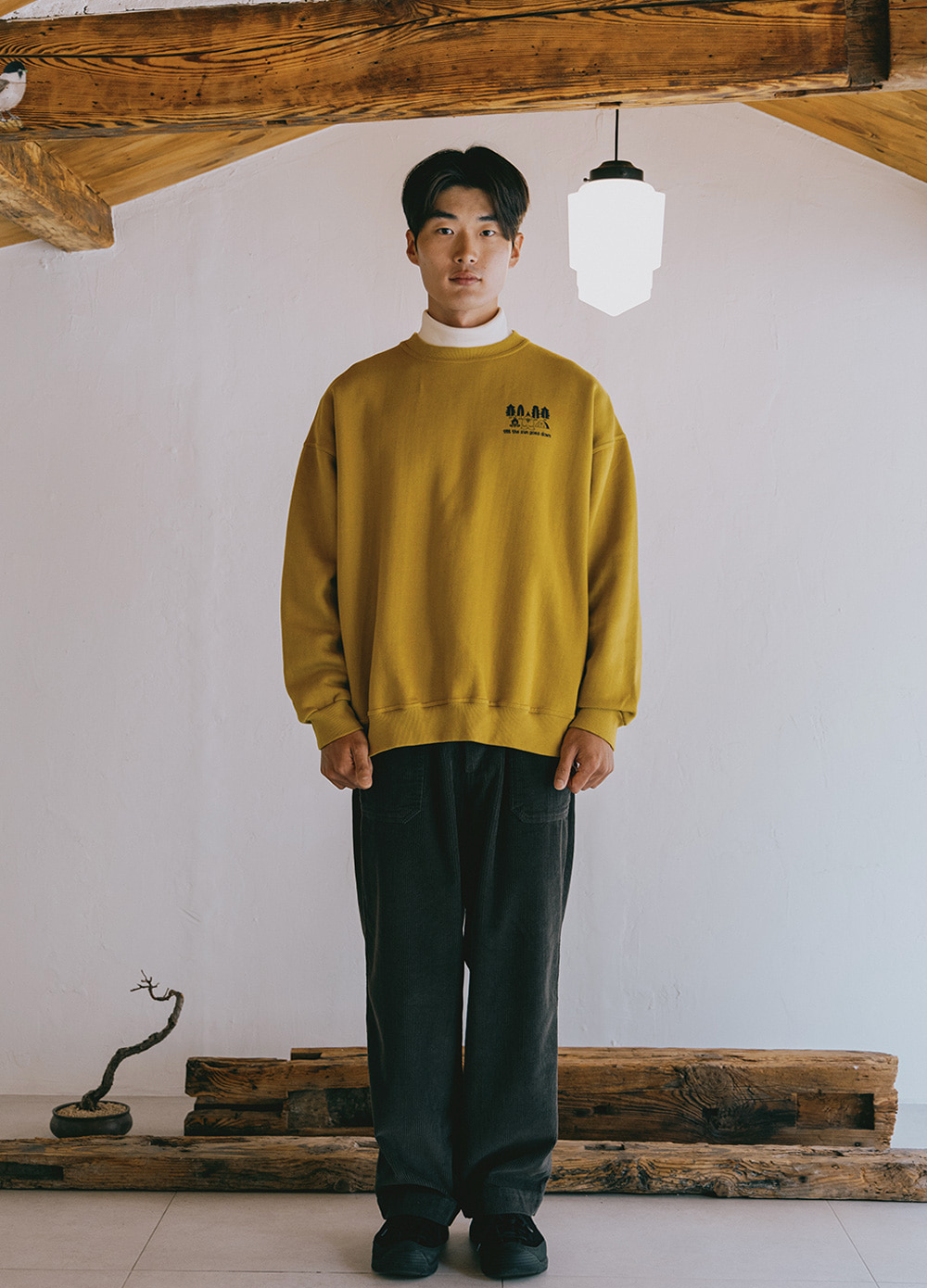 Sweatshirt "Yeti Fluff" - Moutarde