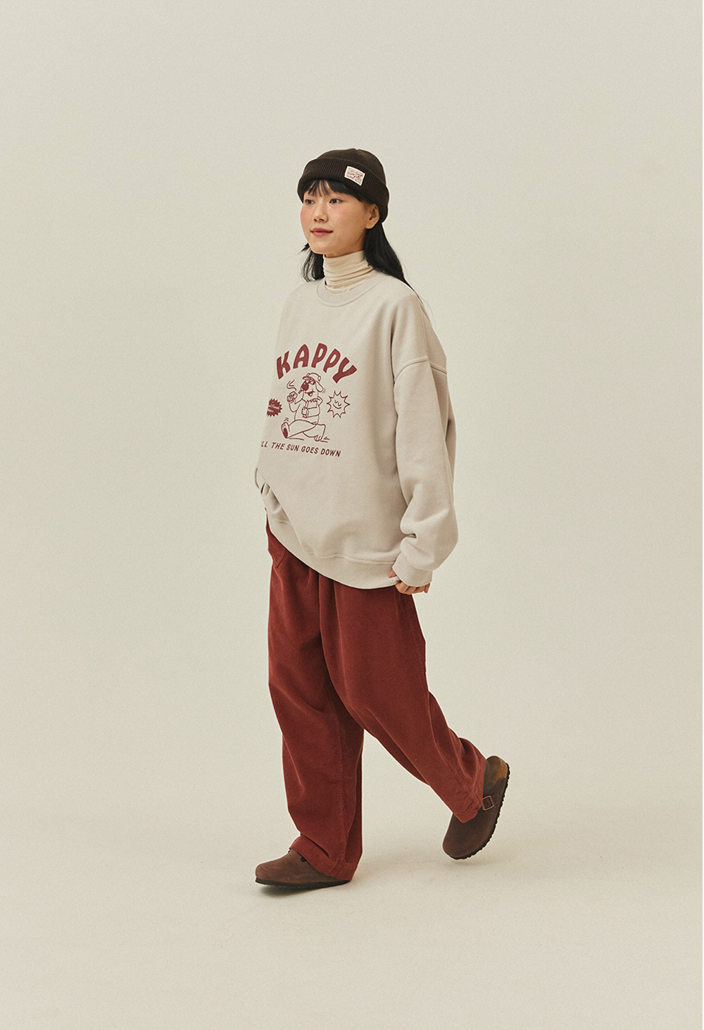 Sweatshirt "Kappy Bear Fluff" - Greige