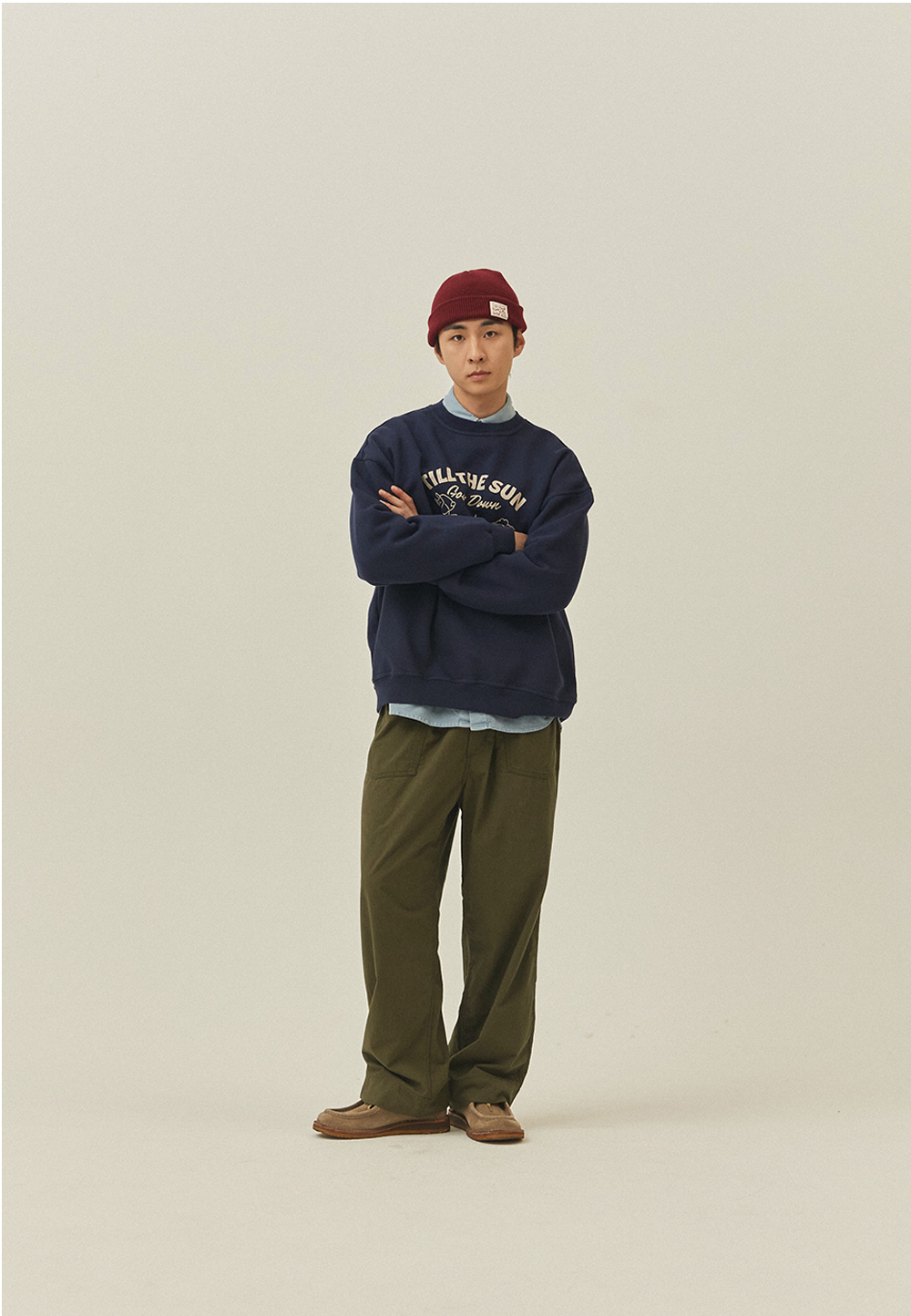 Sweatshirt "Kappy Bear Fluff" - Marine