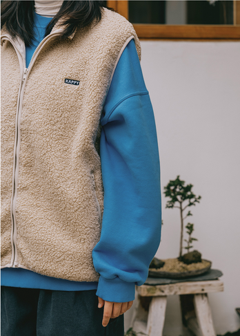 Gilet Polaire zippé - Avoine