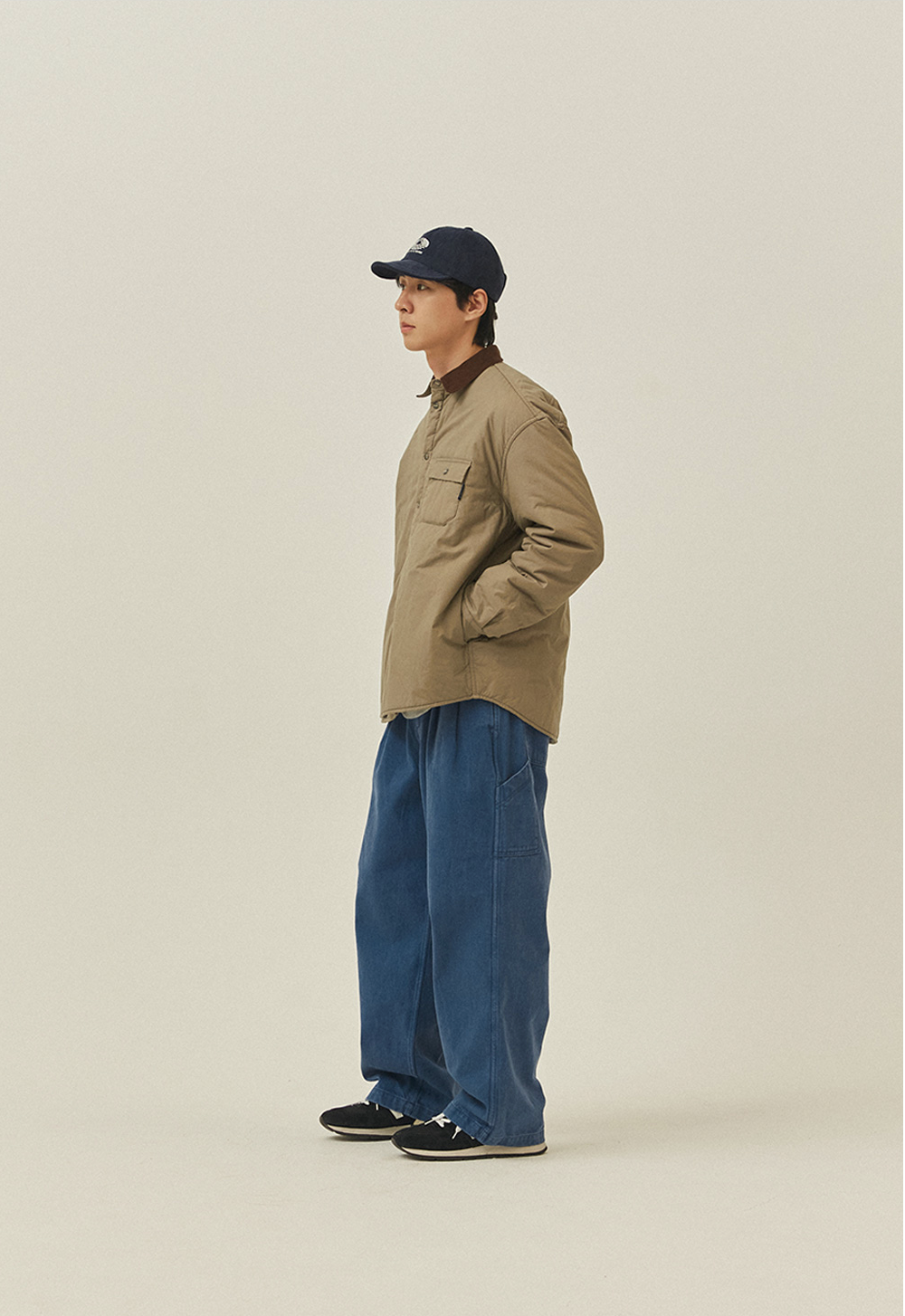 Veste Chemise matelassée - Beige