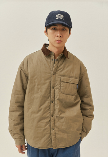 Veste Chemise matelassée - Beige