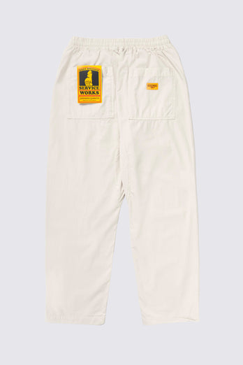 Pantalon de Chef en popeline - blanc cassé
