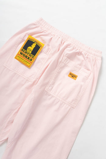 Pantalon de Chef en popeline - rose pale