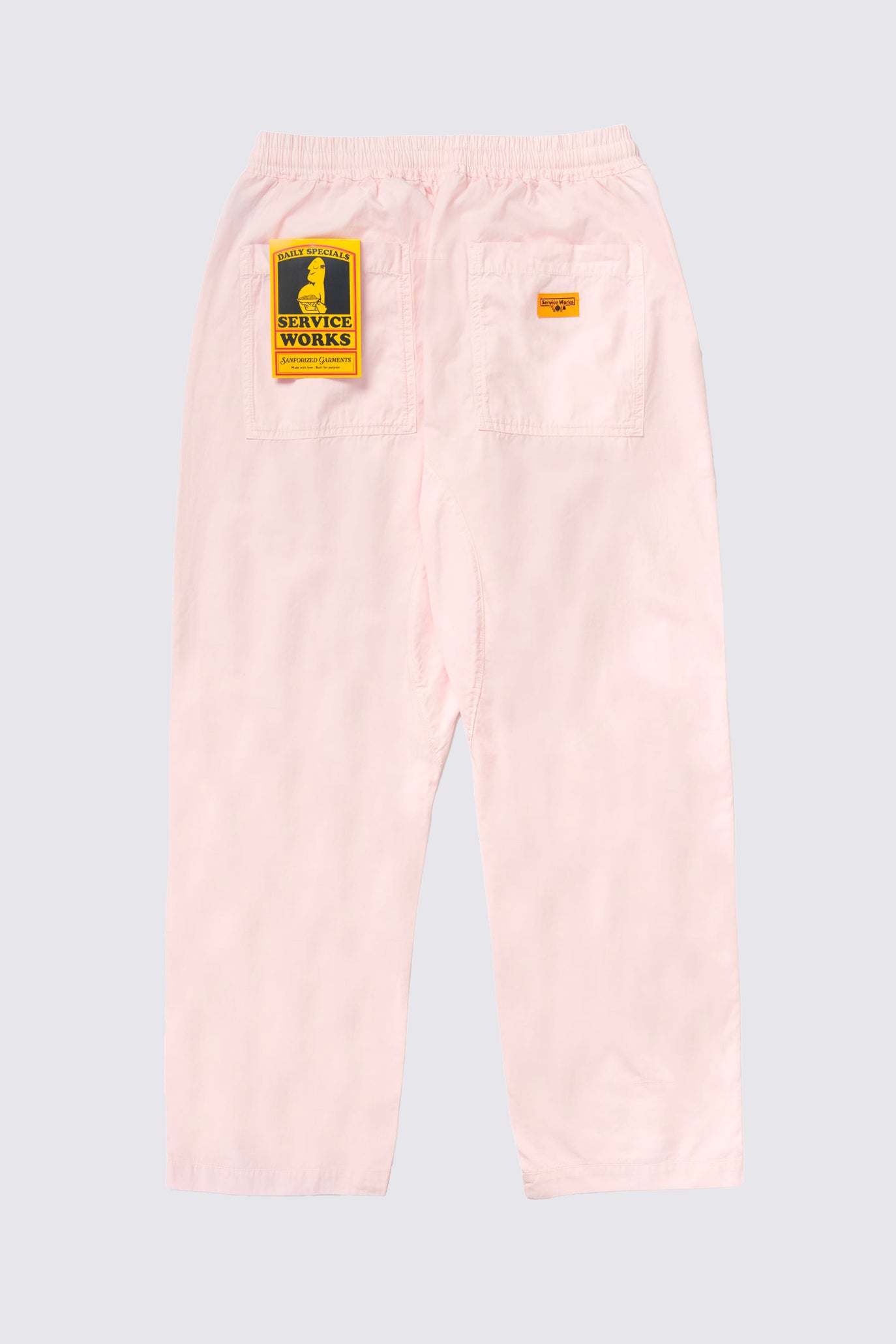 Pantalon de Chef en popeline - rose pale