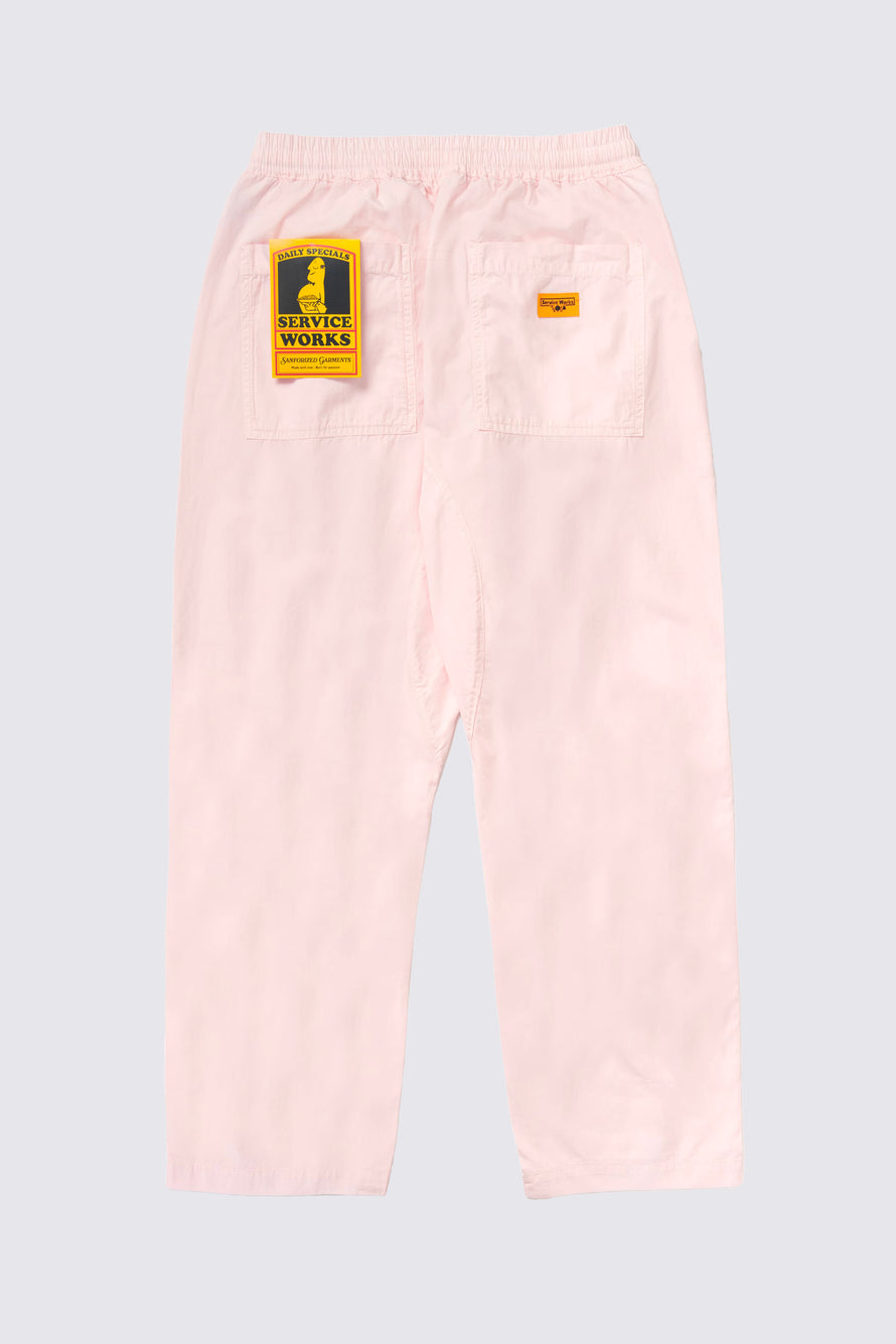 Pantalon de Chef en popeline - rose pale