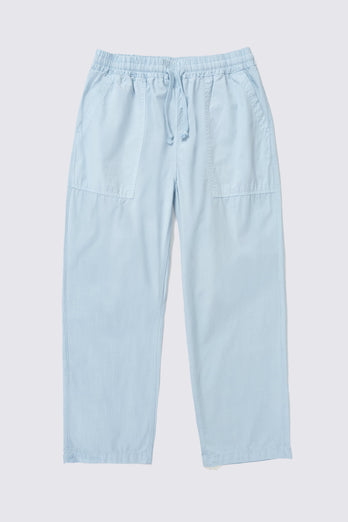 Pantalon de Chef en popeline - bleu ciel