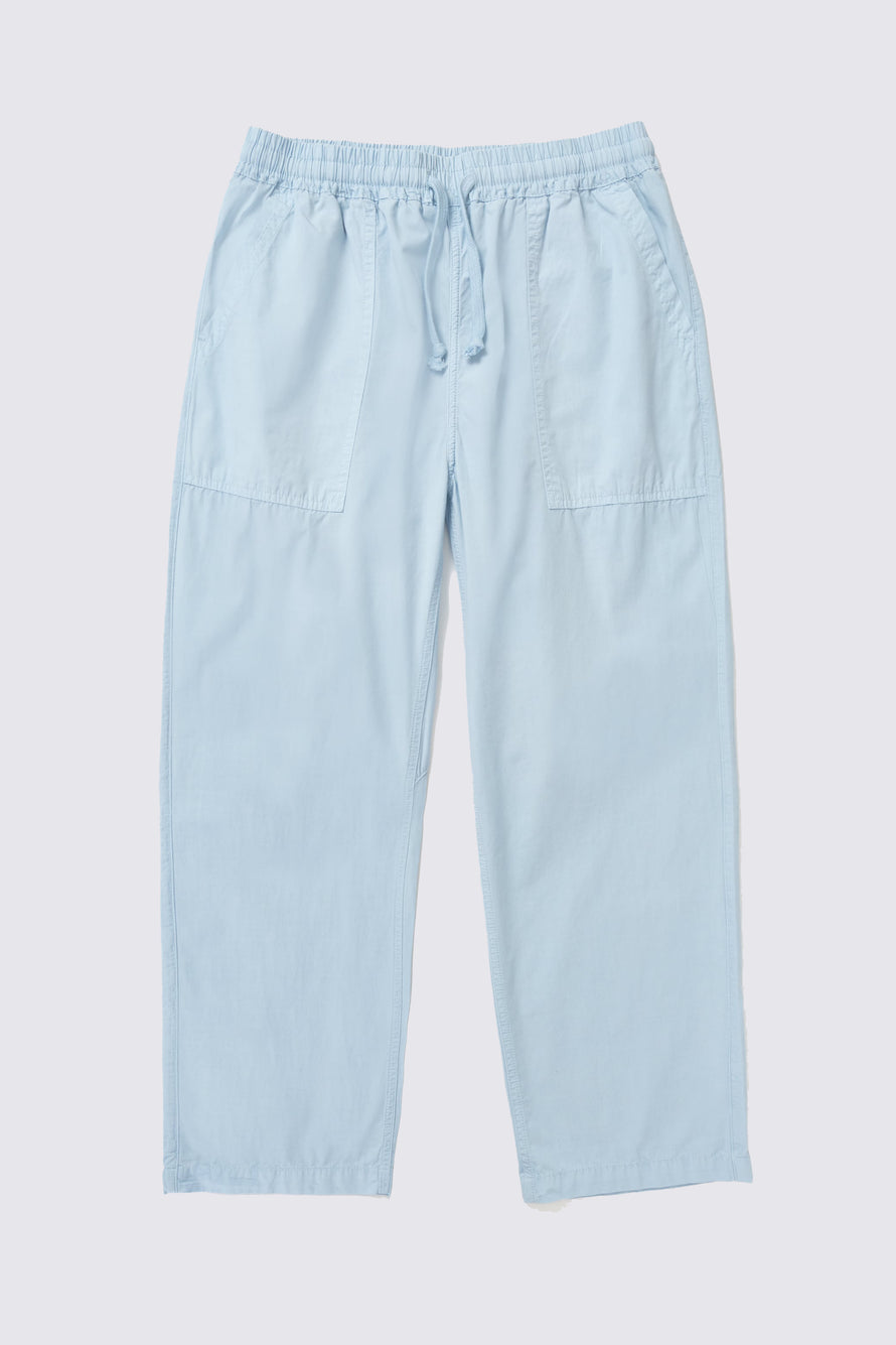 Pantalon de Chef en popeline - bleu ciel