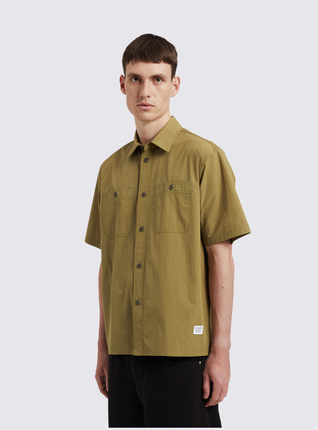 Chemise manches courtes Ivan en popeline