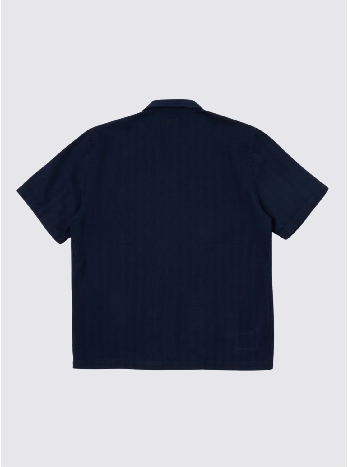 Chemise à manches courtes Road en Herringbone - Indigo