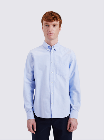 Chemise en Oxford Algot - Bleu ciel