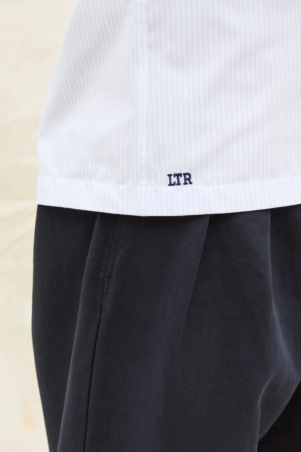 Chemise Oxford à rayures - Bleu ciel
