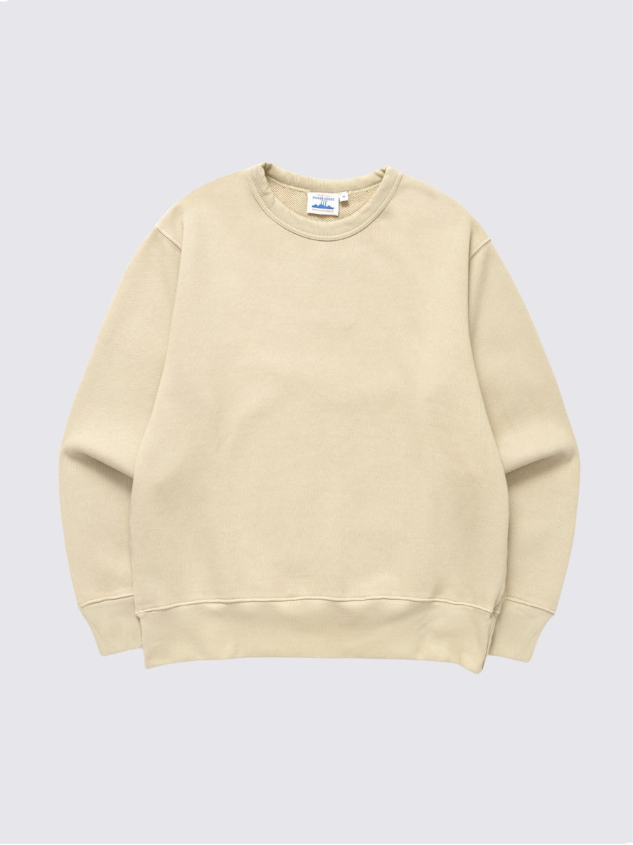 Sweatshirt Loopback Crewneck - Bone