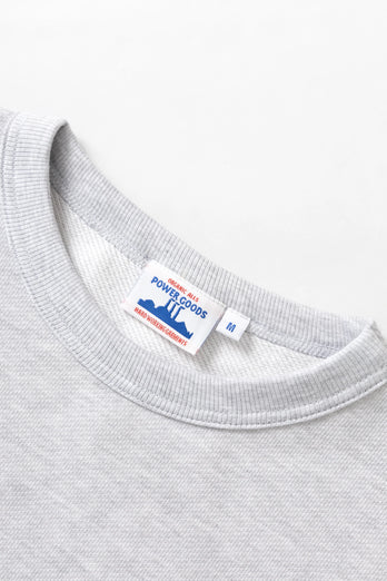 Sweatshirt Loopback Crewneck - Gris