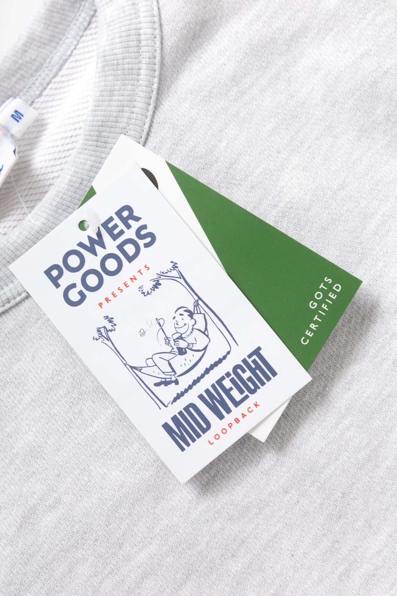 Sweatshirt Loopback Crewneck - Gris