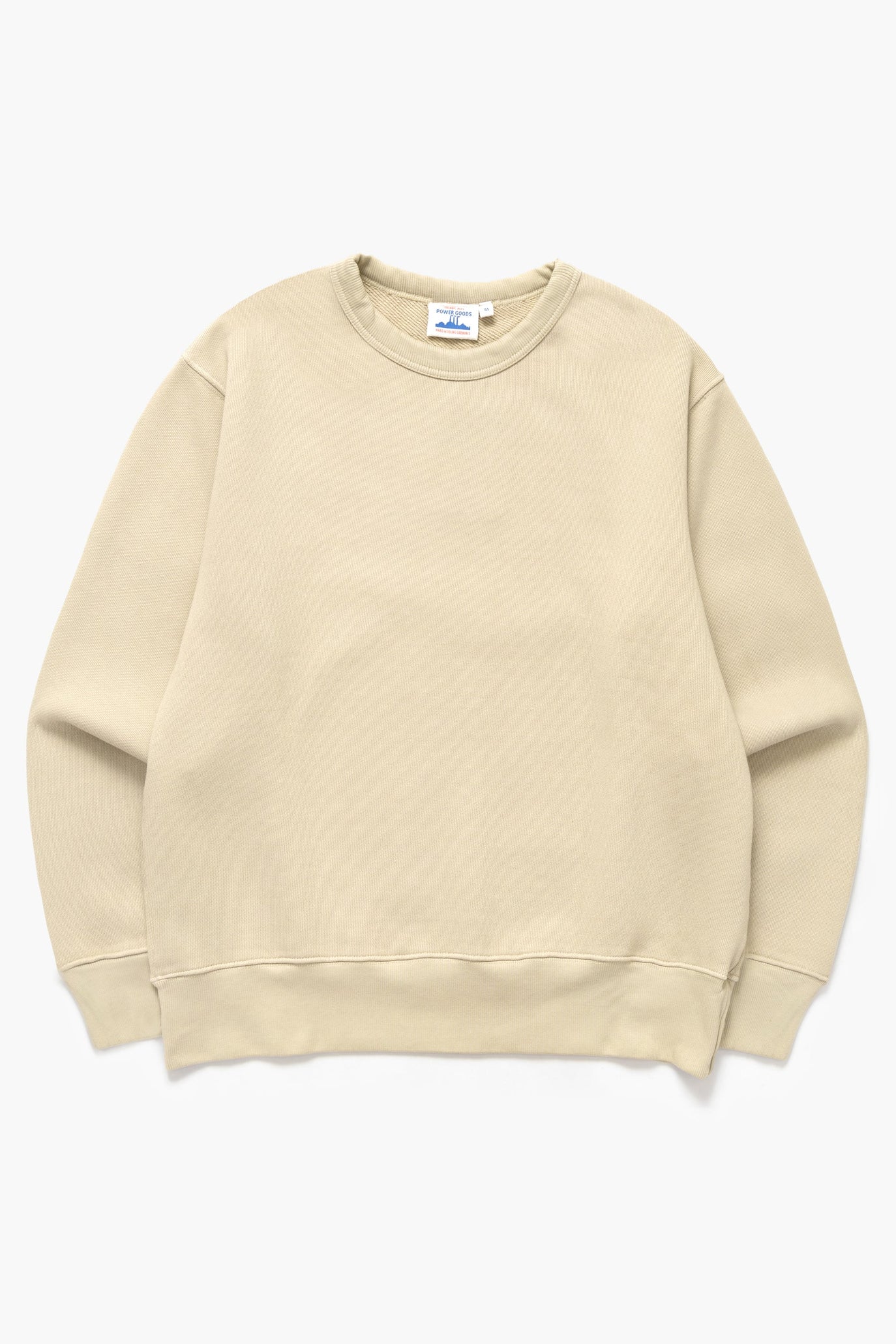 Sweatshirt Loopback Crewneck - Bone