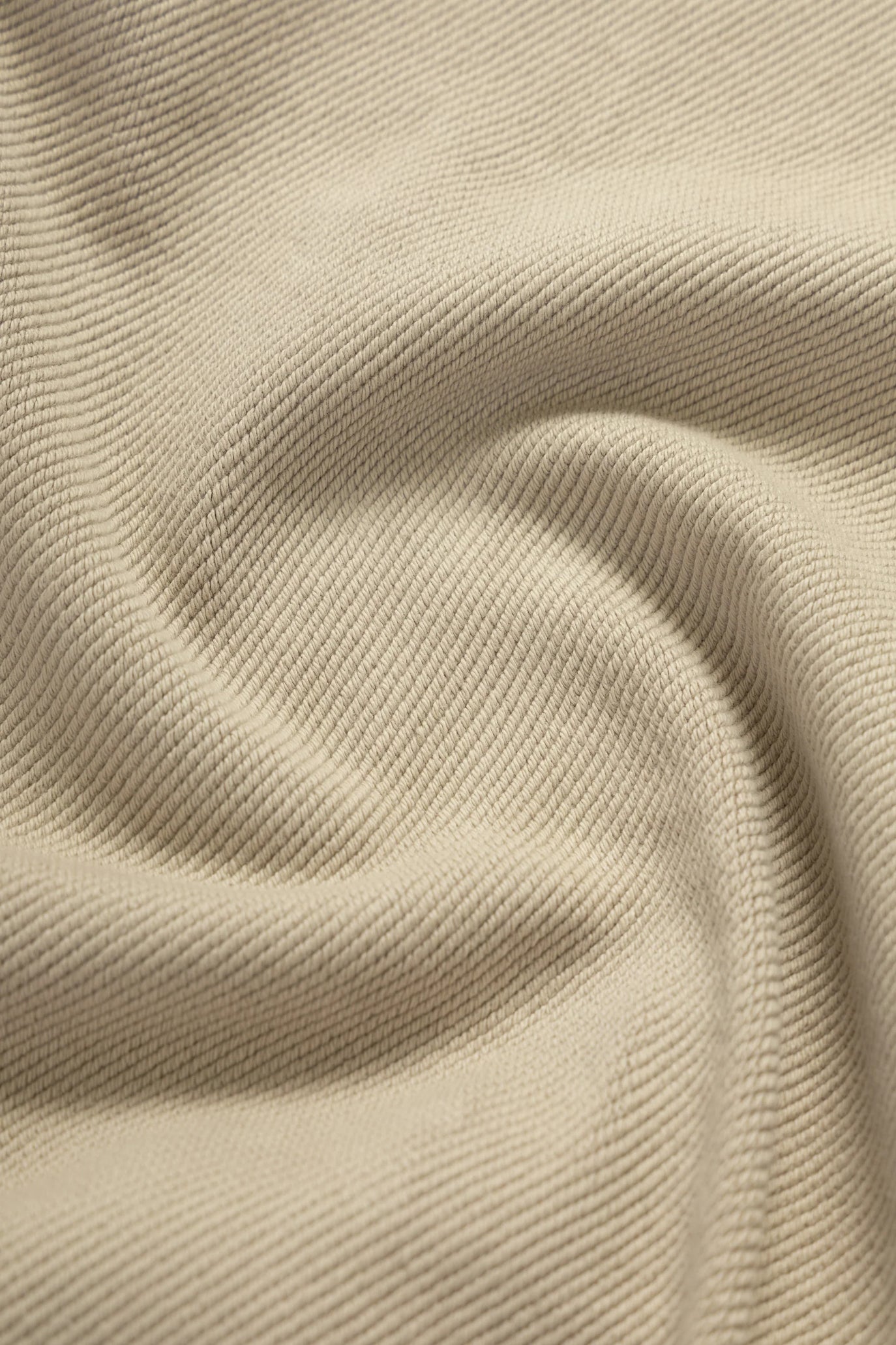Sweatshirt Loopback Crewneck - Bone
